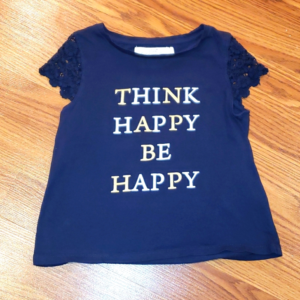 L.O.G.G "Think Happy Be Happy" Shirt (Size US4-6Y)